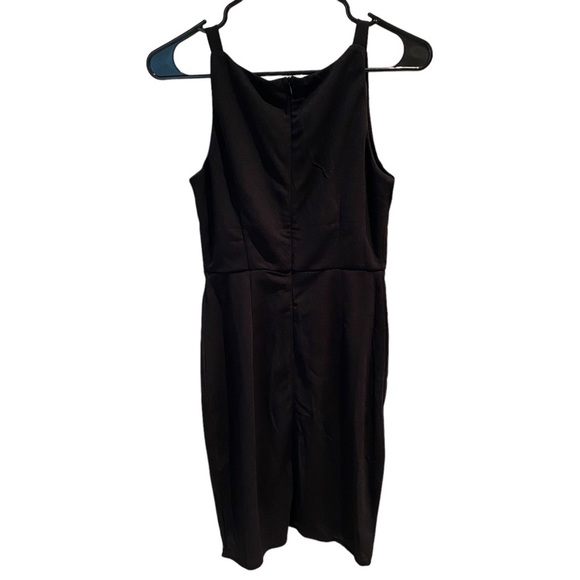 𝅺Body con Sleeveless Deep V Neck Dress Wrap Ruched Cocktail Party Dress - Picture 7 of 10
